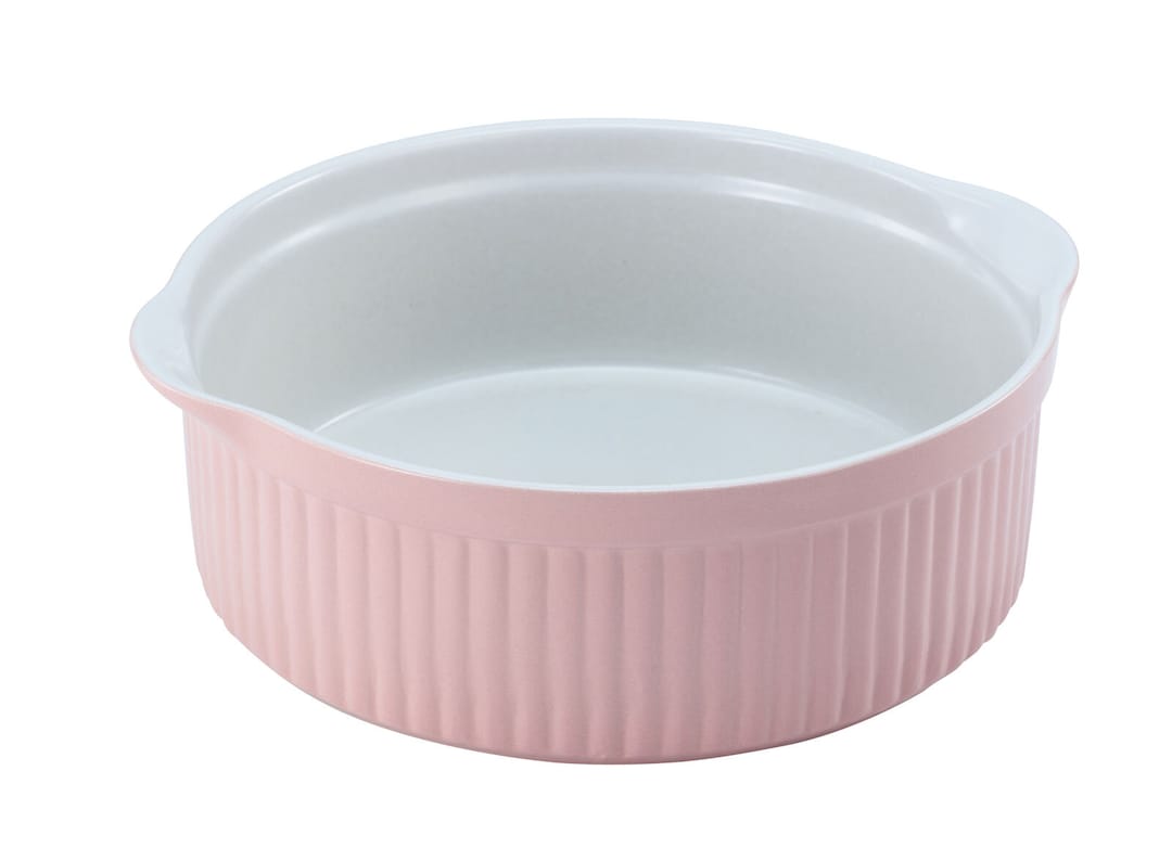 CreaTable Auflaufform rund PASTELL KITCHEN rosa