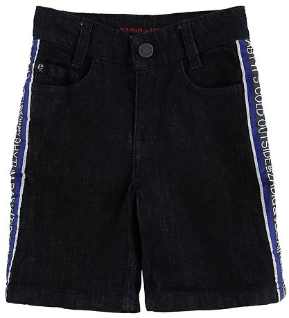 Zadig & Voltaire Shorts - MørkDenim m. Tekst