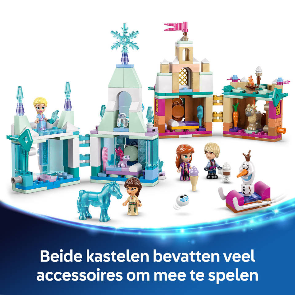 LEGO Disney Princess mini kasteel van Arendelle en Elsa's ijspaleis 43278