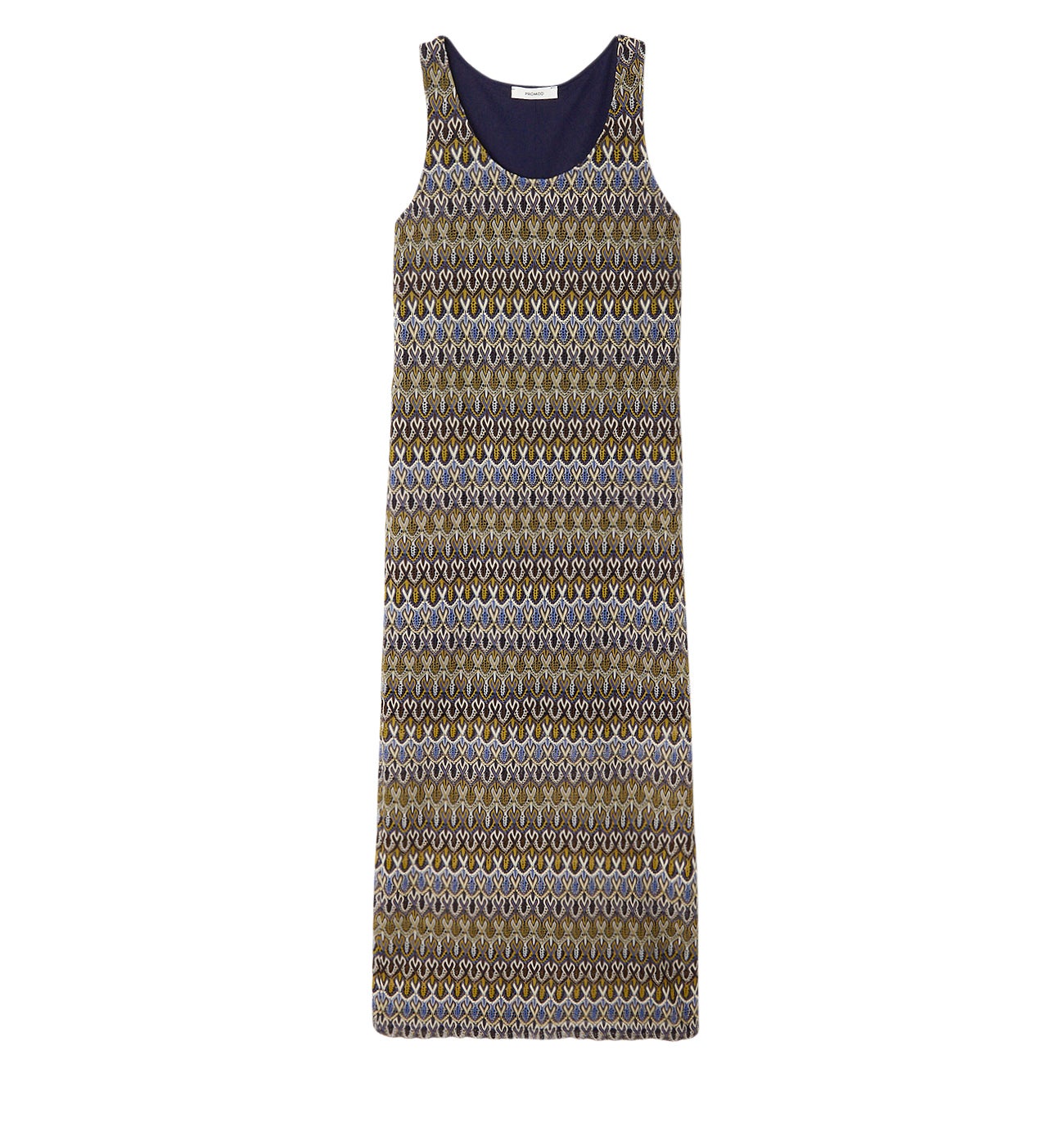 Robe en jersey effet dentelle - Imprimé kaki