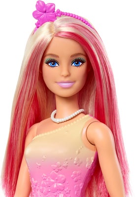 Barbie Royal Dukke med Rosa Striper