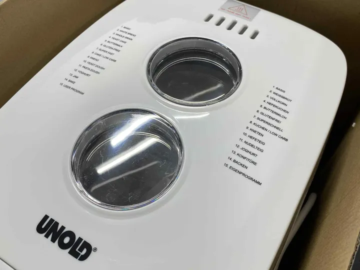 [OUTLET] - UNOLD BACKMEISTER 68520 Big White - Brødmaskine - 850 W - hvid