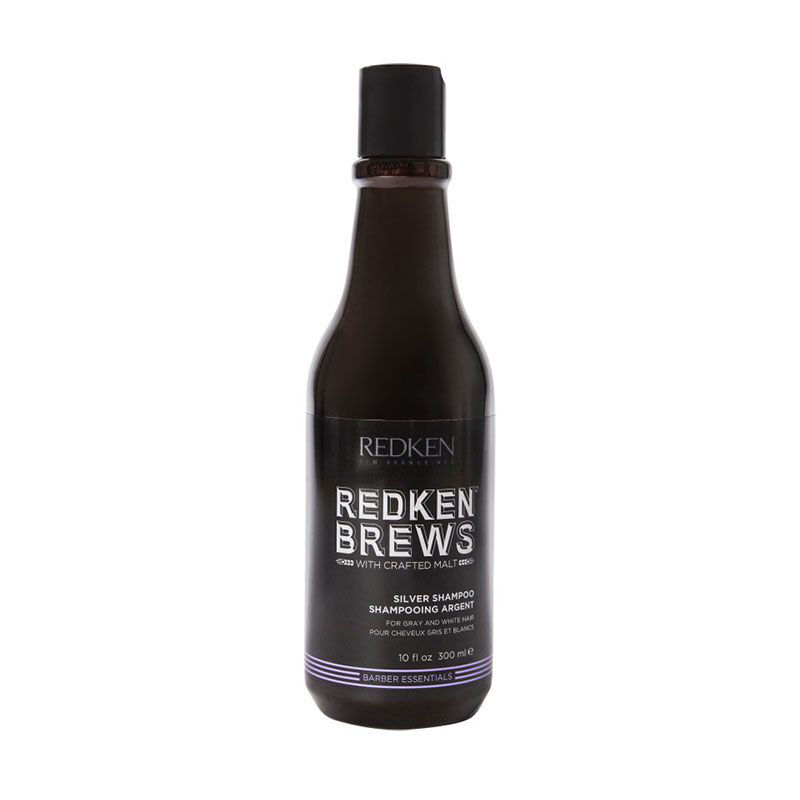 Shampooing argent pour cheveux gris et blancs Silver Shampoo Brews 300ml