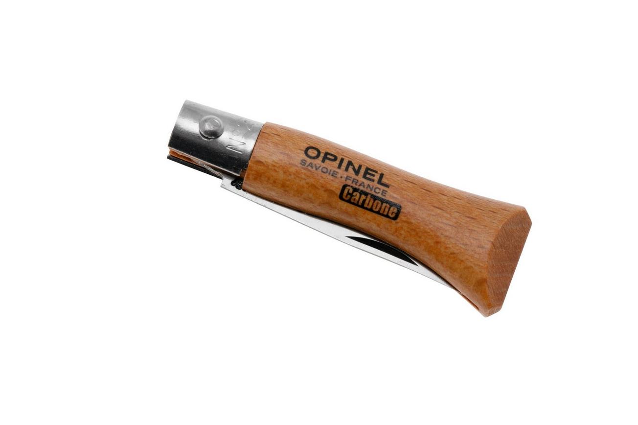 Opinel zakmes No. 2 Classic, koolstofstaal, lemmetlengte 3,5 cm