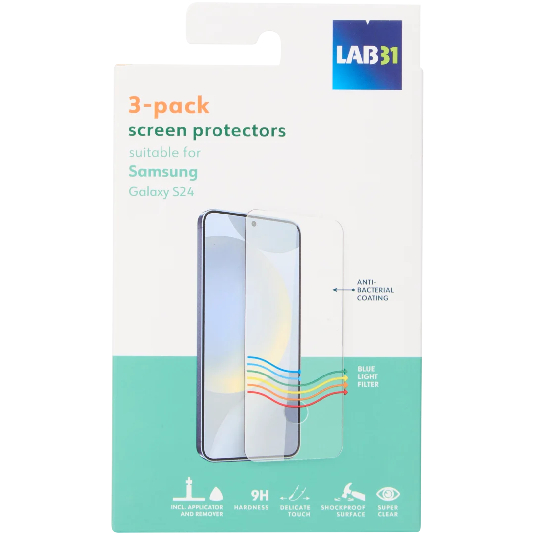 Lab31 screenprotectors 3 stuks | geschikt voor Samsung | diverse varianten
