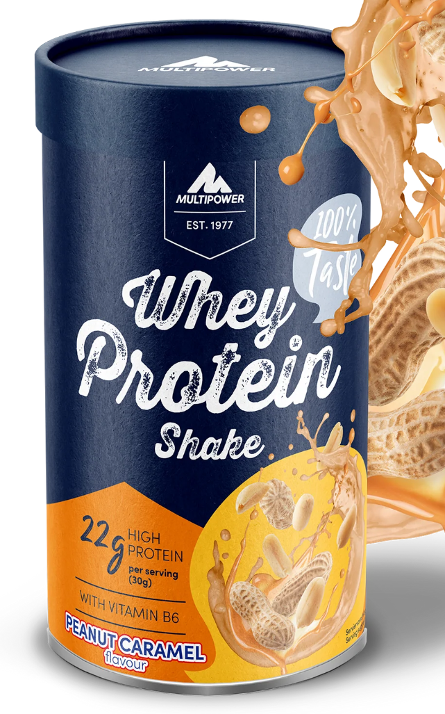 Multipower Peanuts Caramel Whey Protein Shake 420g MHD:30.7.25