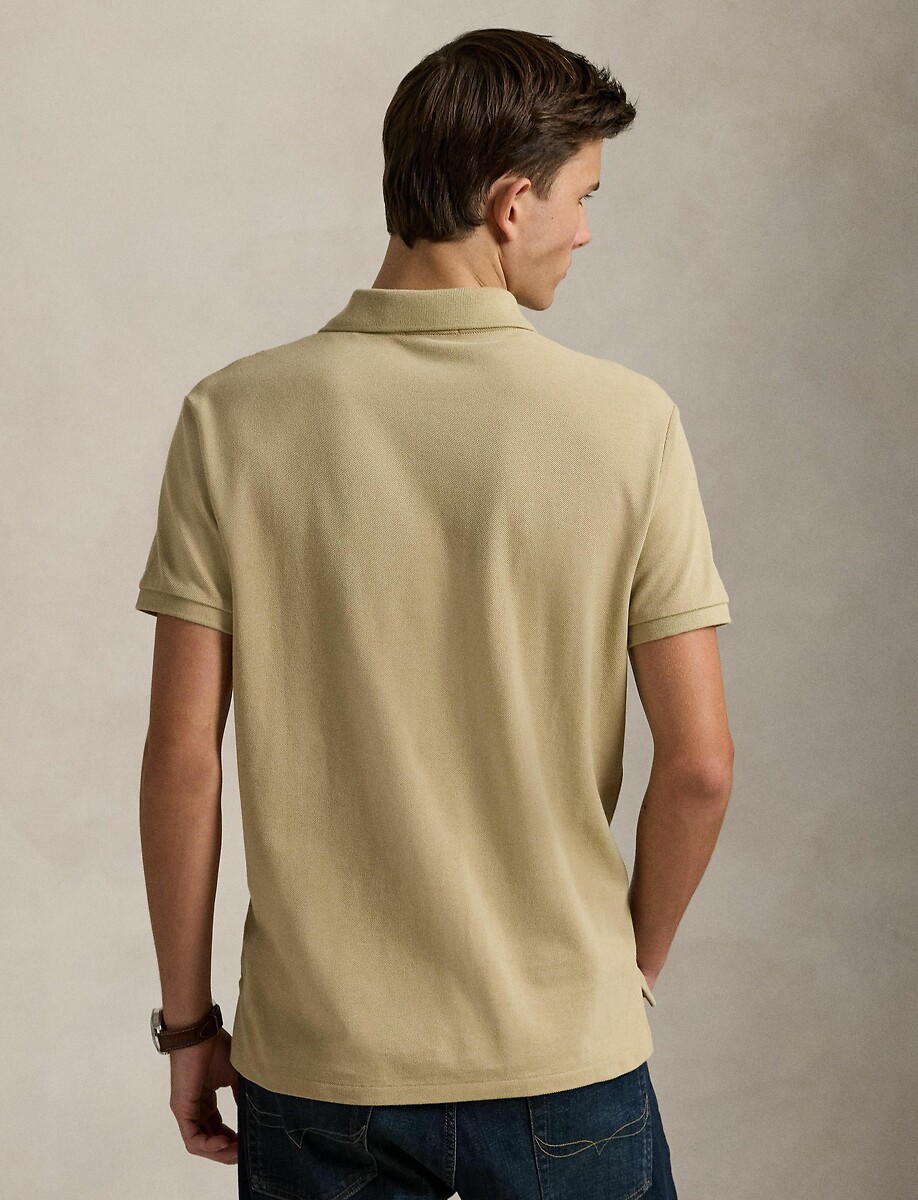 POLO RALPH LAUREN<br>Polo piqué de algodão Slim Fit