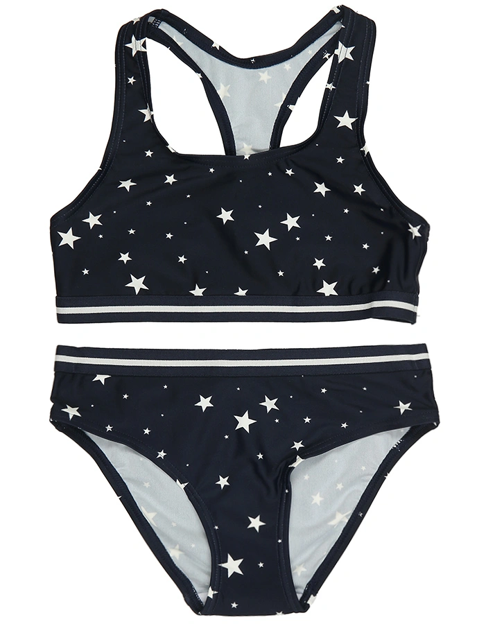 Bikini BEACH TEEN mit Sternen in marine