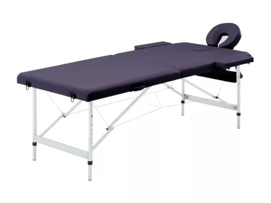 Table de massage pliable aluminium 191 x 70 x 59 cm 02_0001810