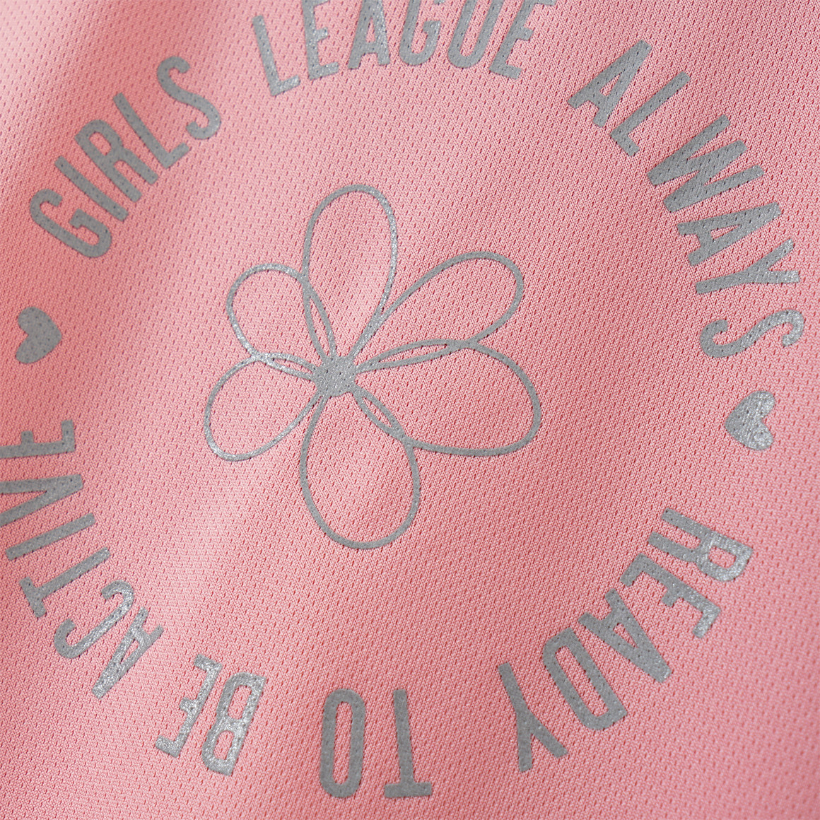Topolino Mädchen Sport-T-Shirt mit großem Print rosa
