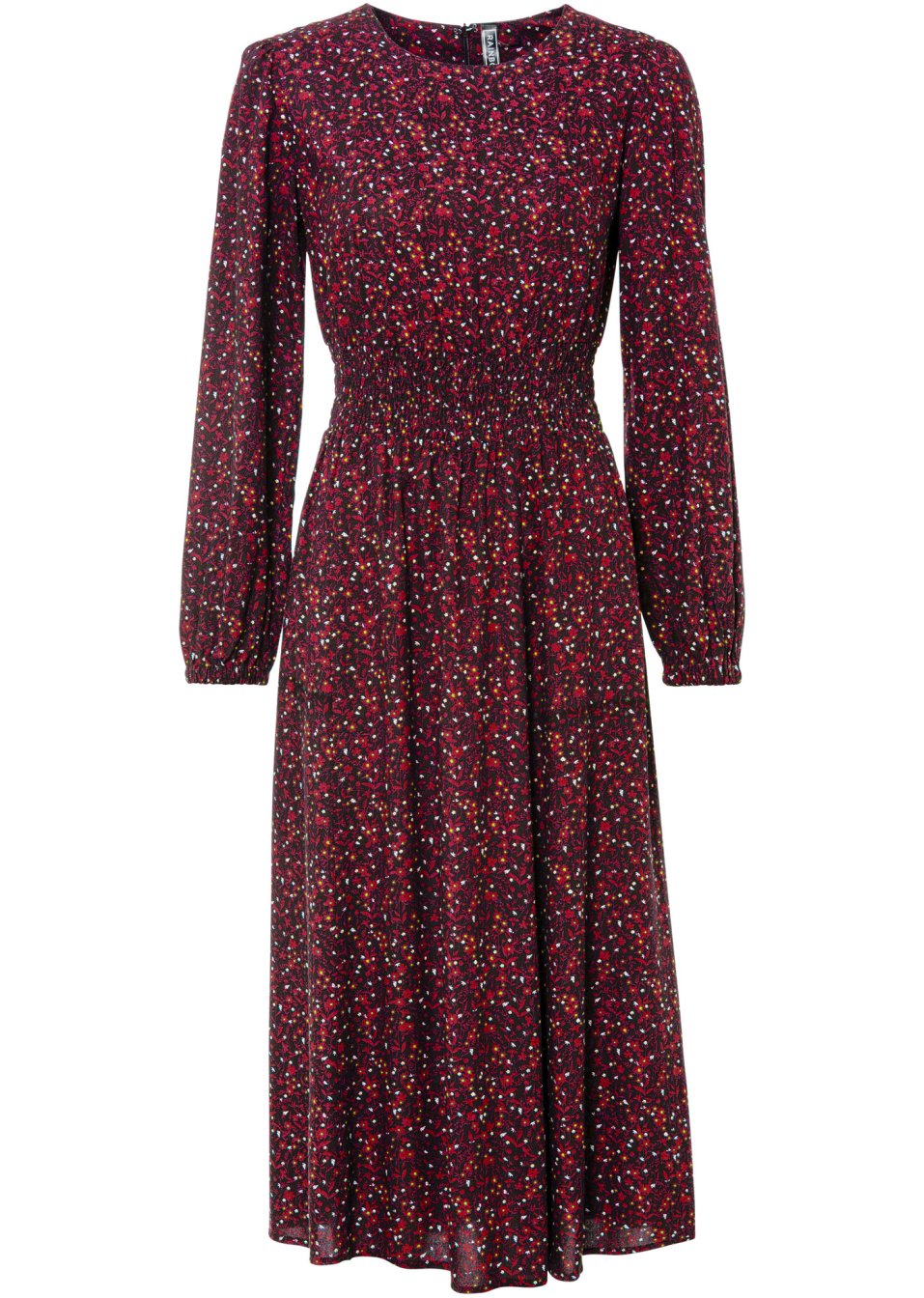 Robe midi à imprimé floral