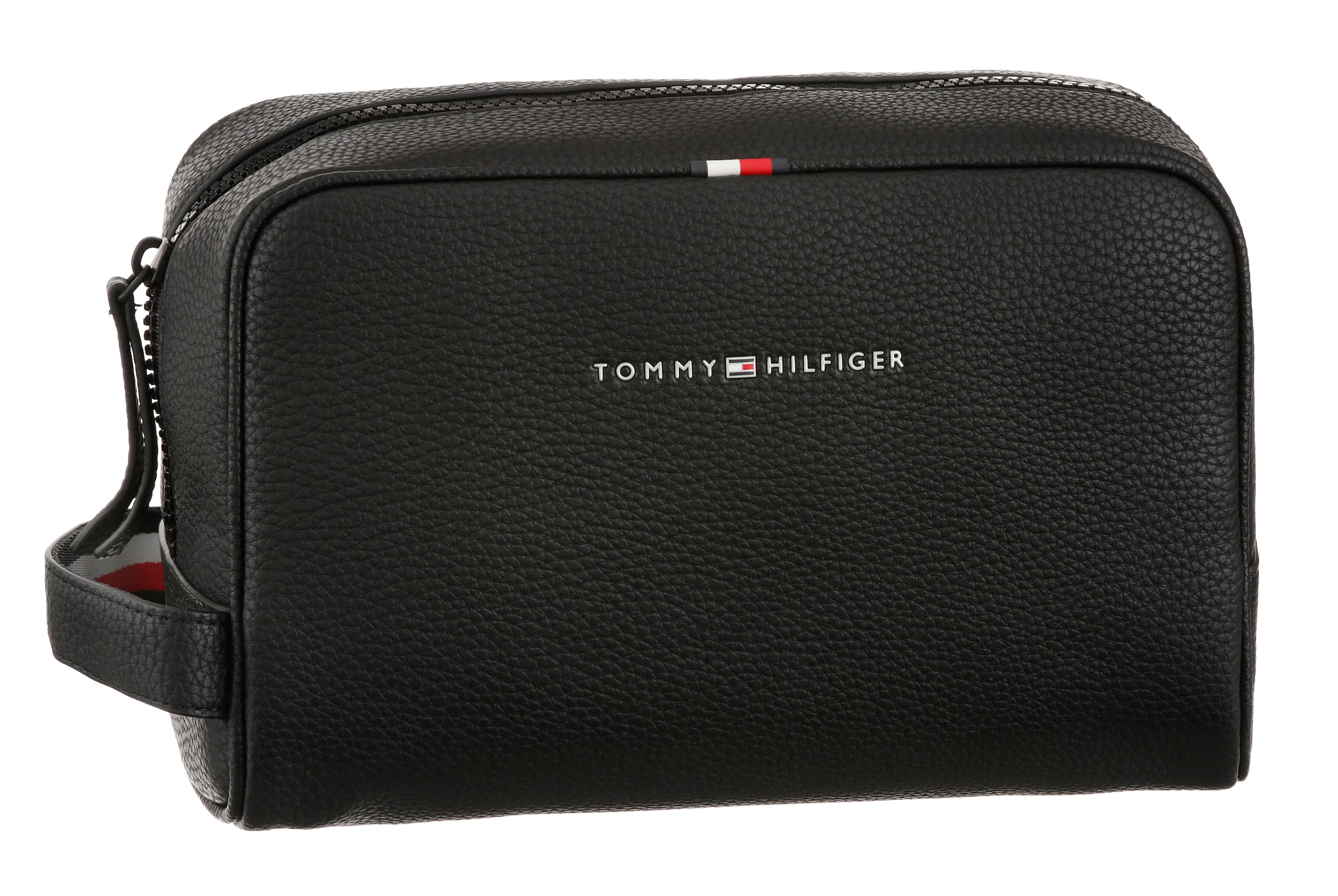 Tommy Hilfiger Kosmetiktasche »ESSENTIAL PU WASHBAG« in schlichter Optik