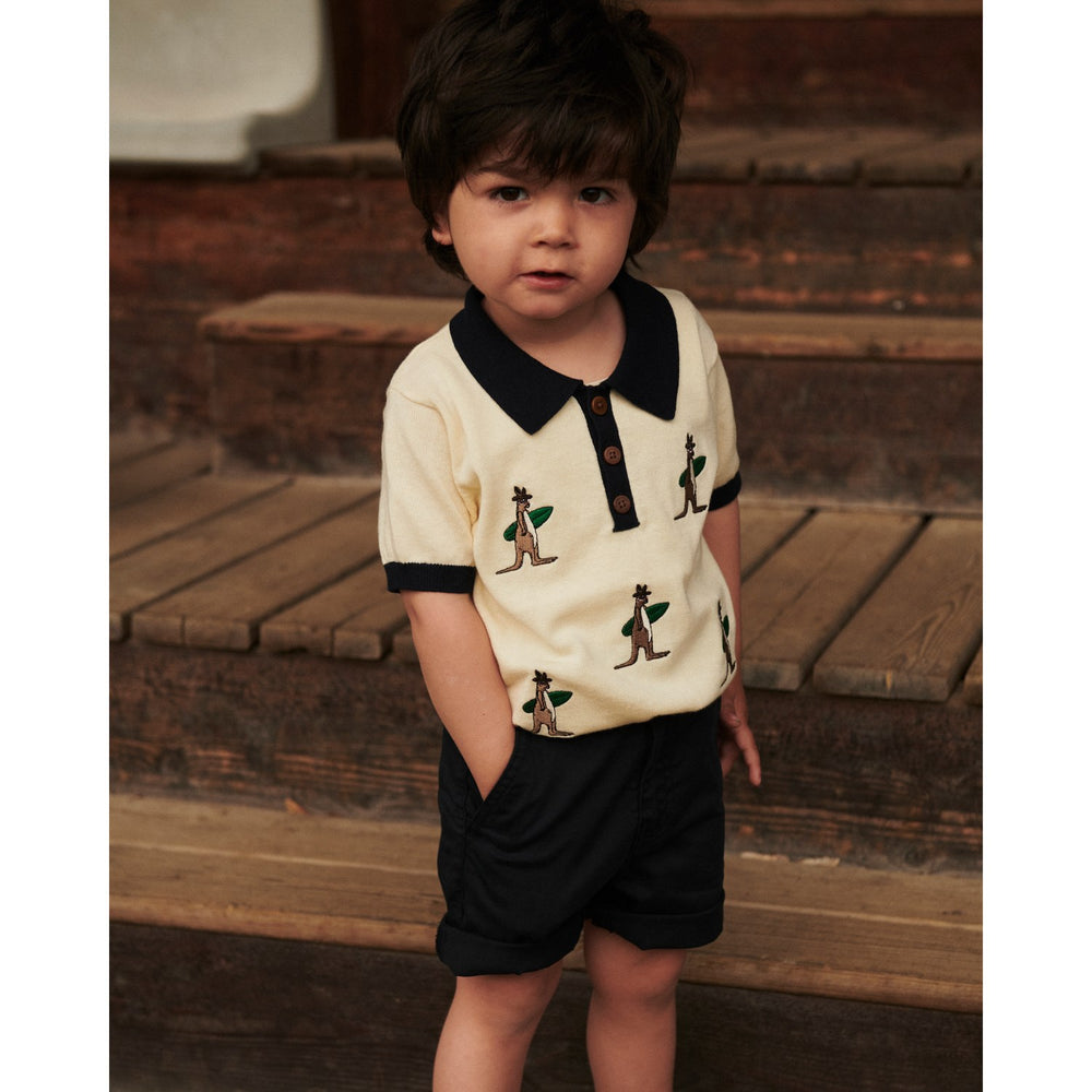 Køb COPENHAGEN COLORS Cream Comb. Polo W. Embroidery