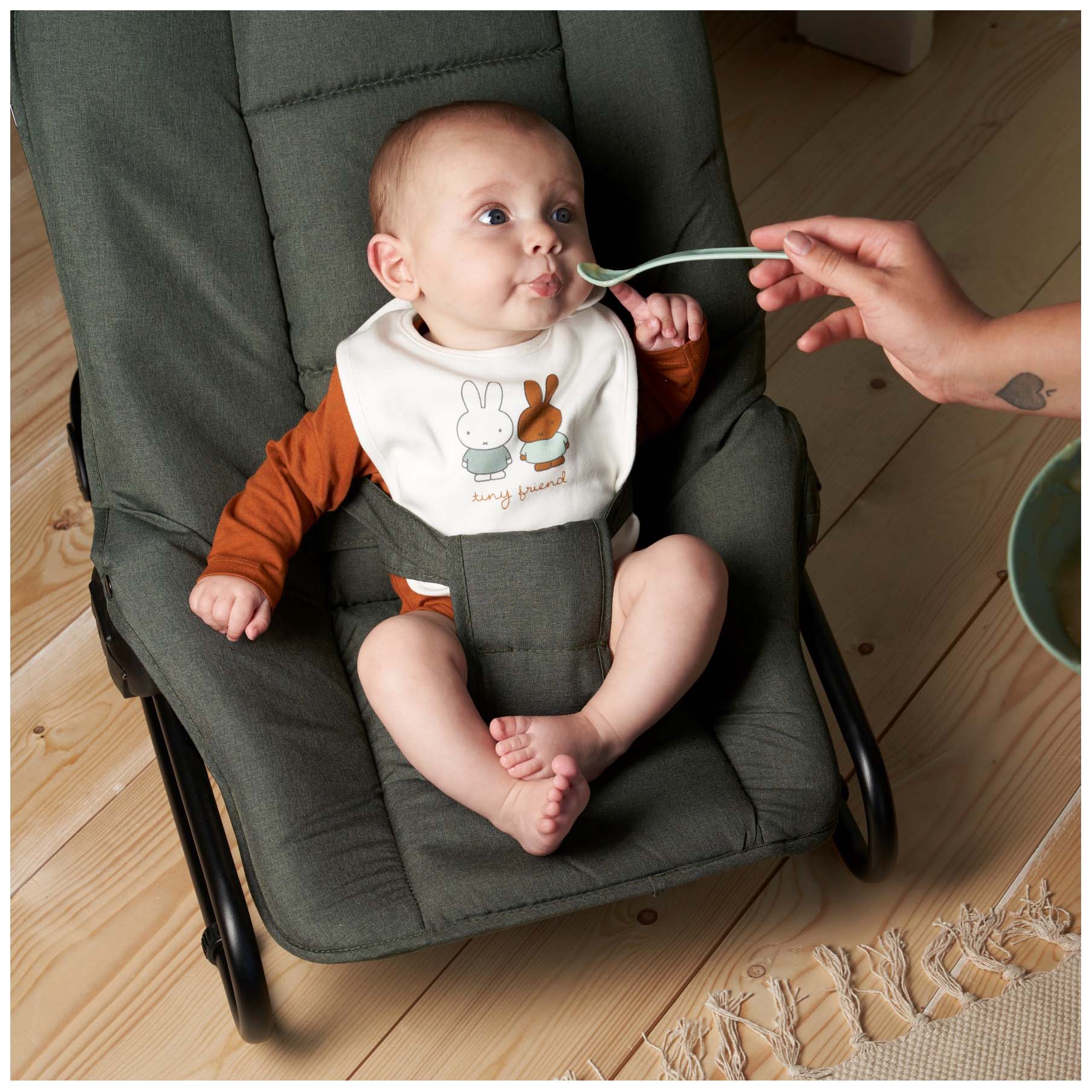 Prénatal wipstoel luxe groen