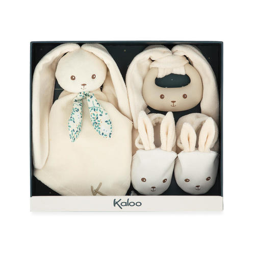 Mon premier coffret de naissance Lapinoo - Crème - KALOO