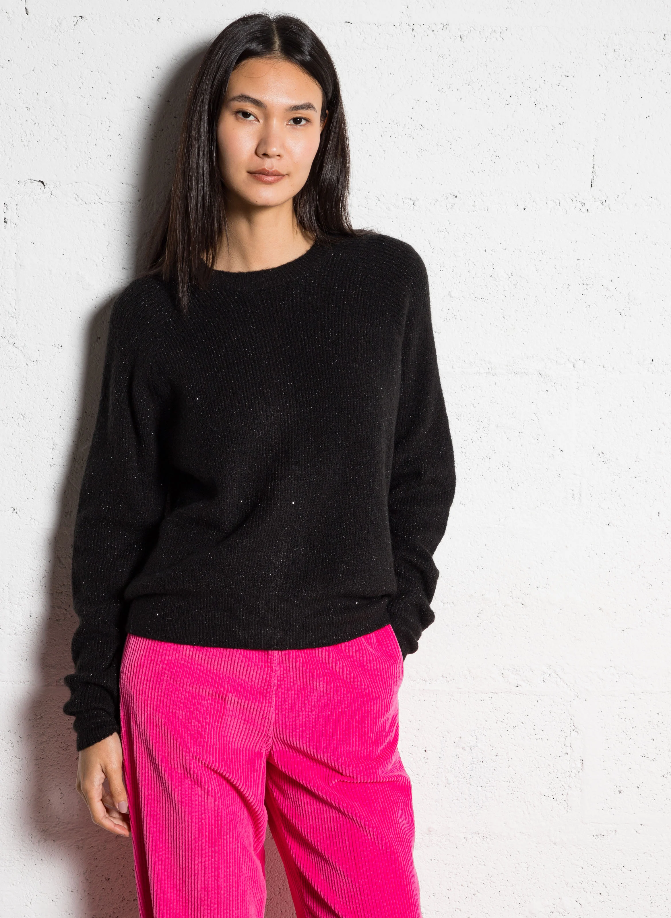 BOKI - Gilet col rond | Noir