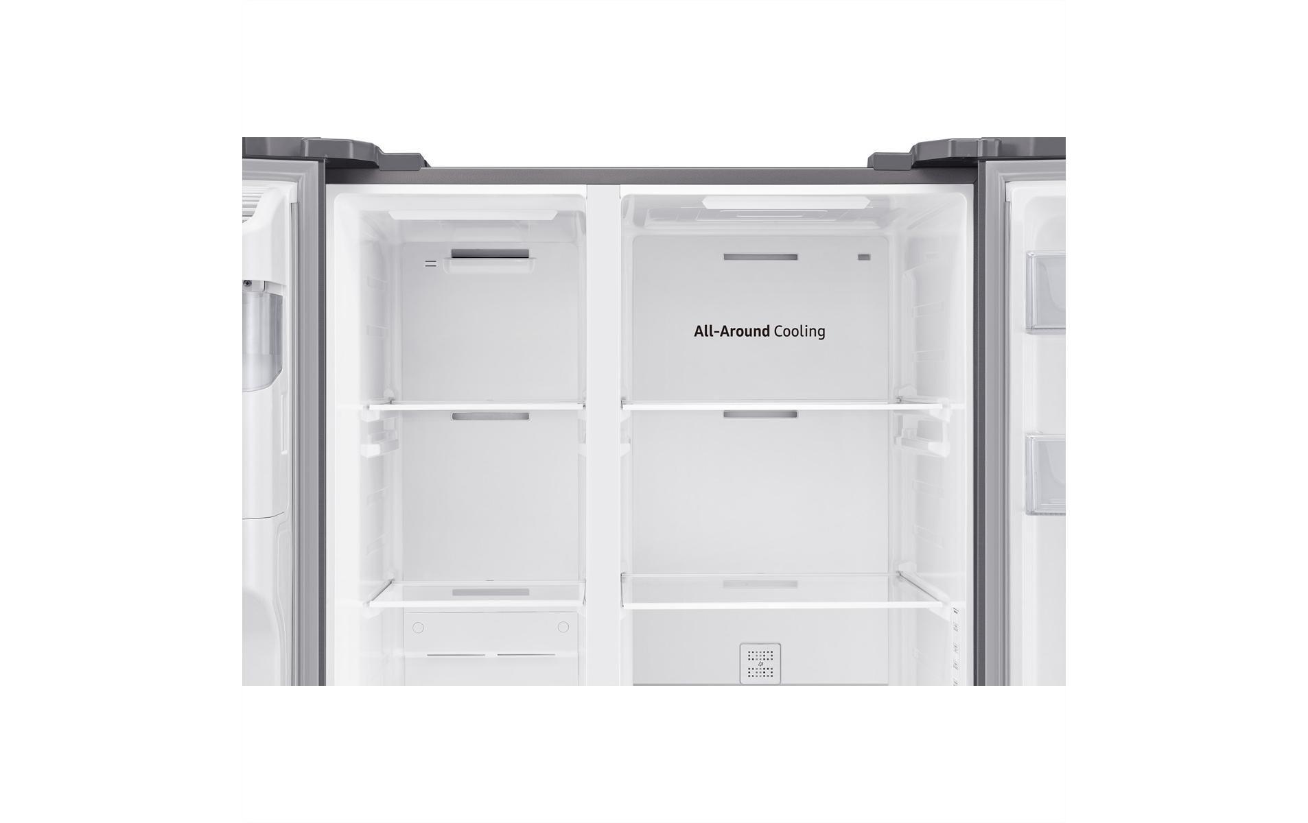Foodcenter RS65DG5403S9WS Silber matt<br>Side by Side Kühl- und Gefrierteil