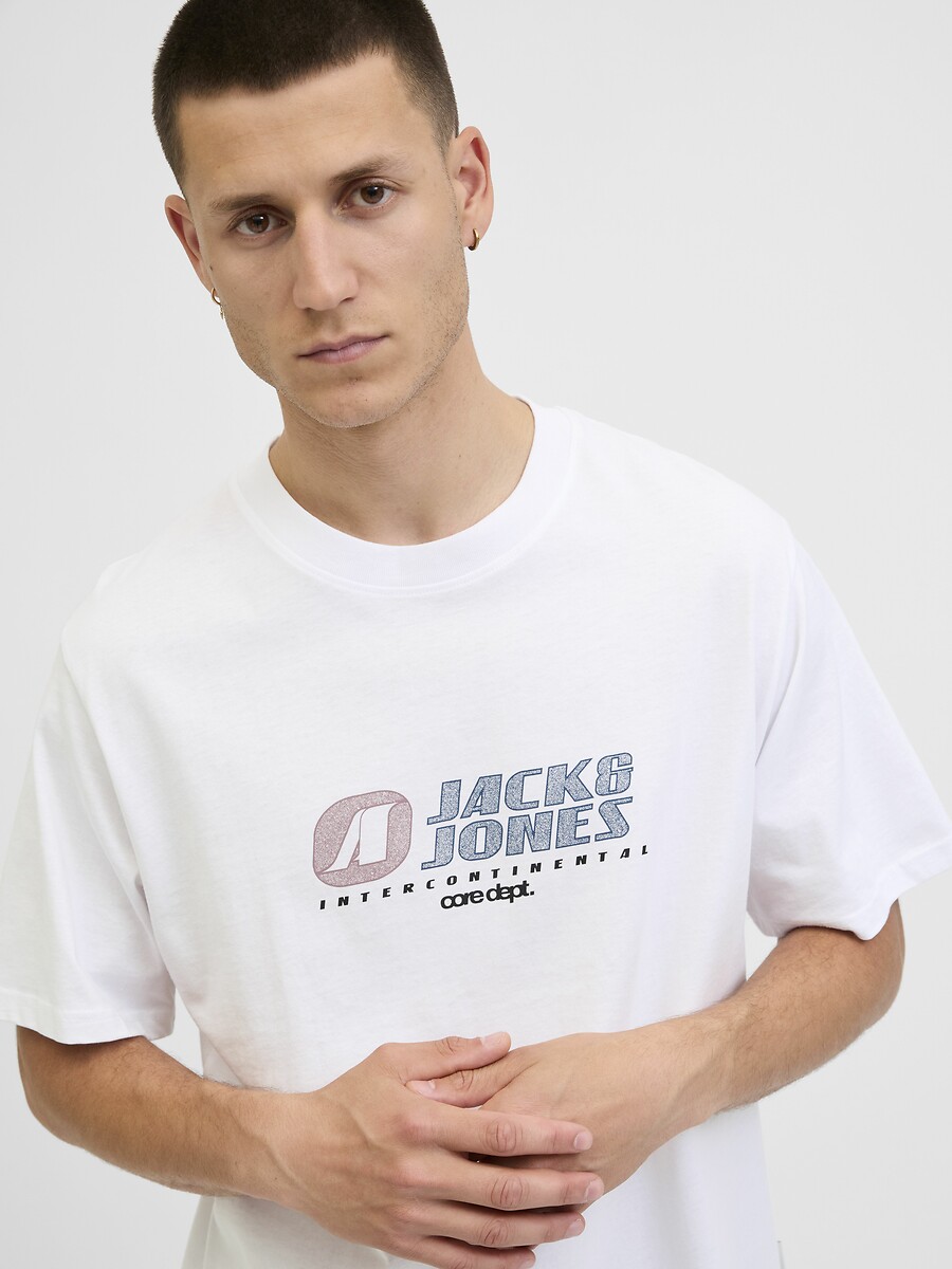 JACK & JONES<br>Camiseta de gola redonda Jcotier