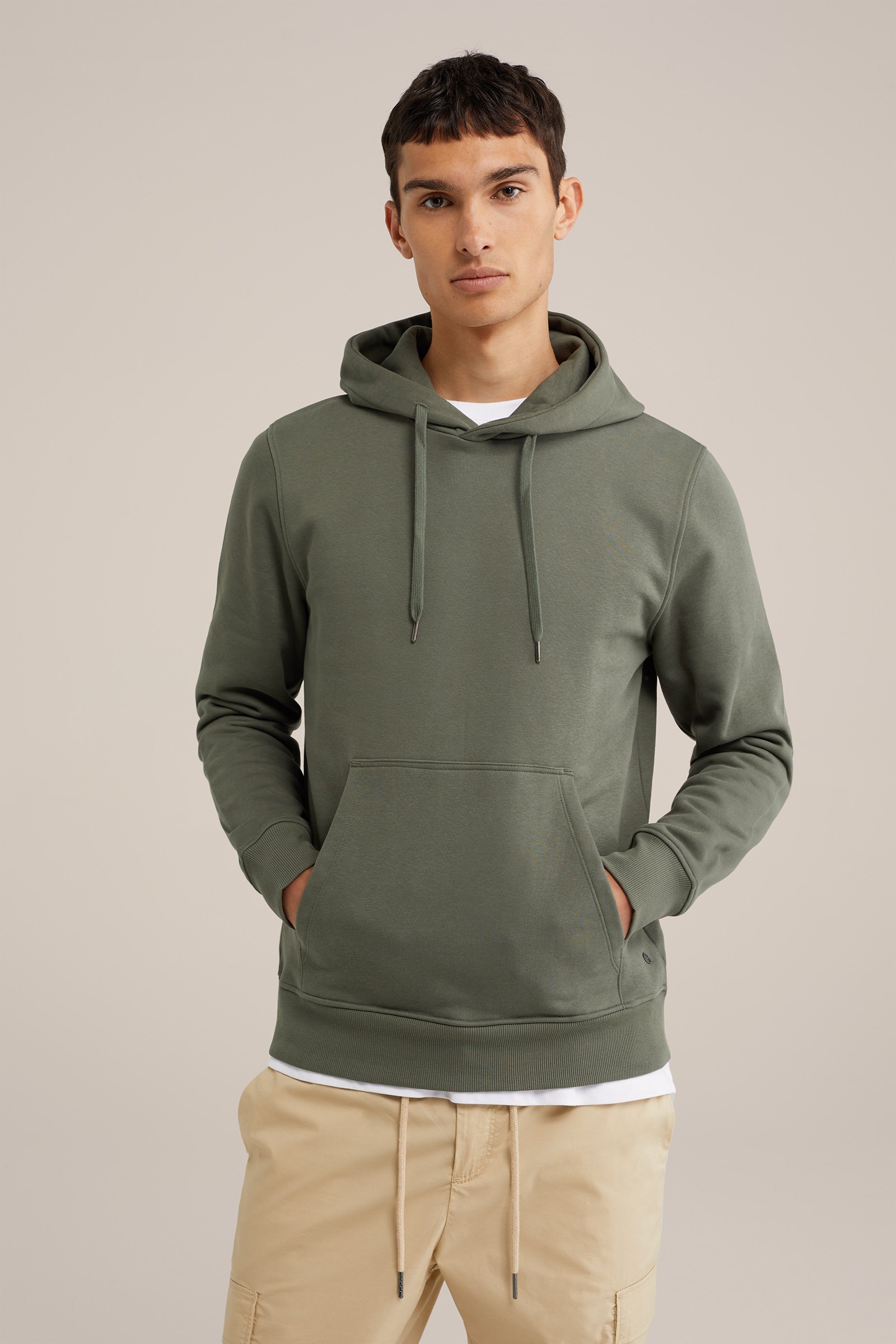hoodie WE Fashion Donkergroen