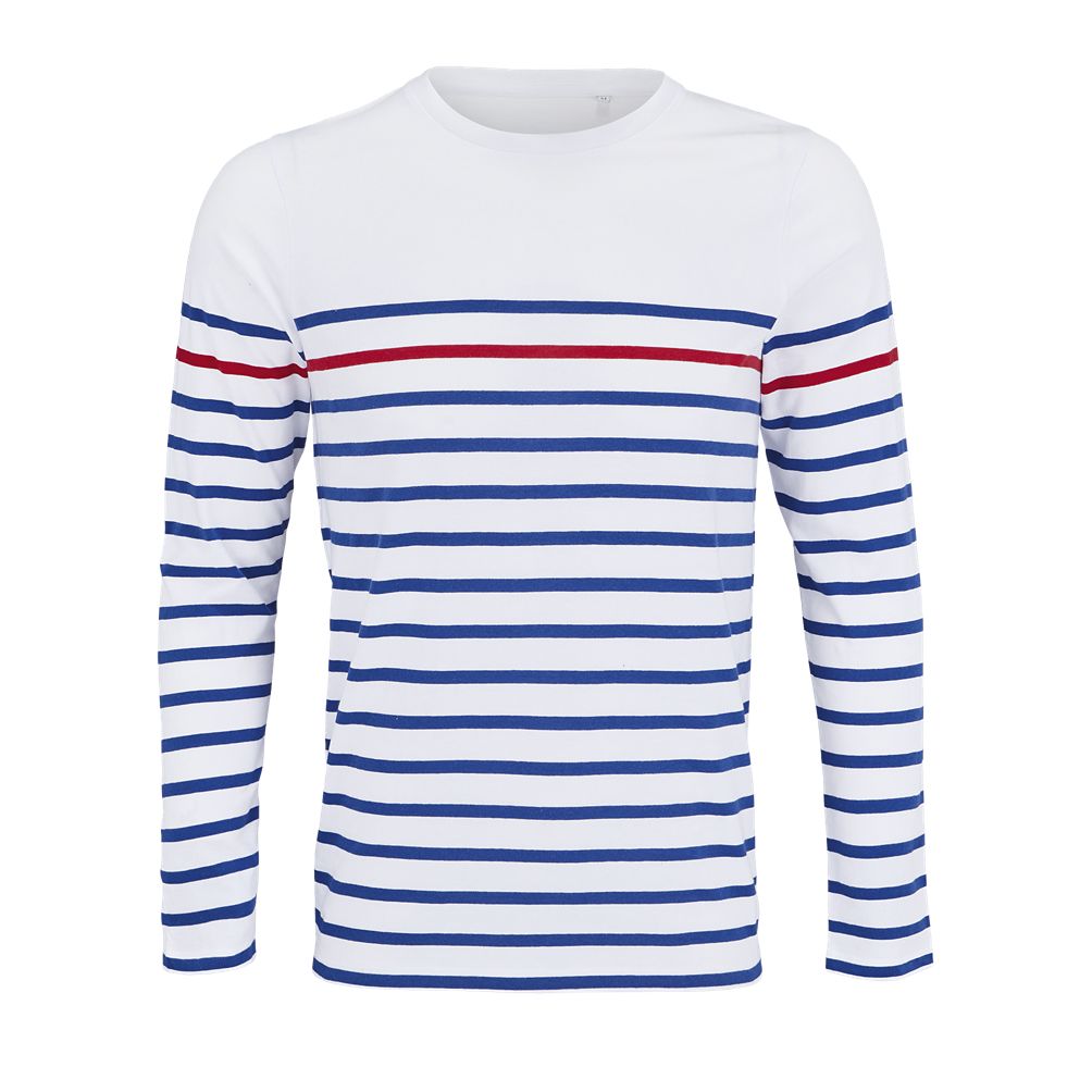 SOL'S 03099 - Matelot Lsl Men Tee Shirt Homme Manches Longues Rayé