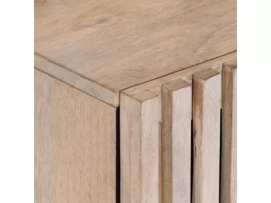 Armoire murale de salle de bain 38x34x48cm bois massif manguier