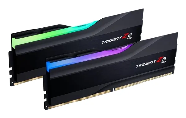 G.Skill Trident Z5 RGB - DDR5 - sæt - 48 GB: 2 x 24 GB - DIMM 288-PIN - 8400 MHz / PC5-67200 - CL40 - 1.4 V - ikke bufferet - on-die ECC - mat sort