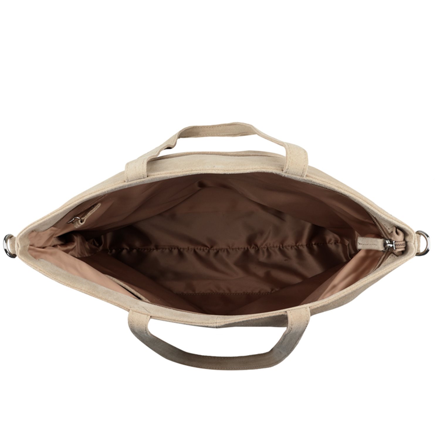 Mozz Momsbag Shopper Suede sand