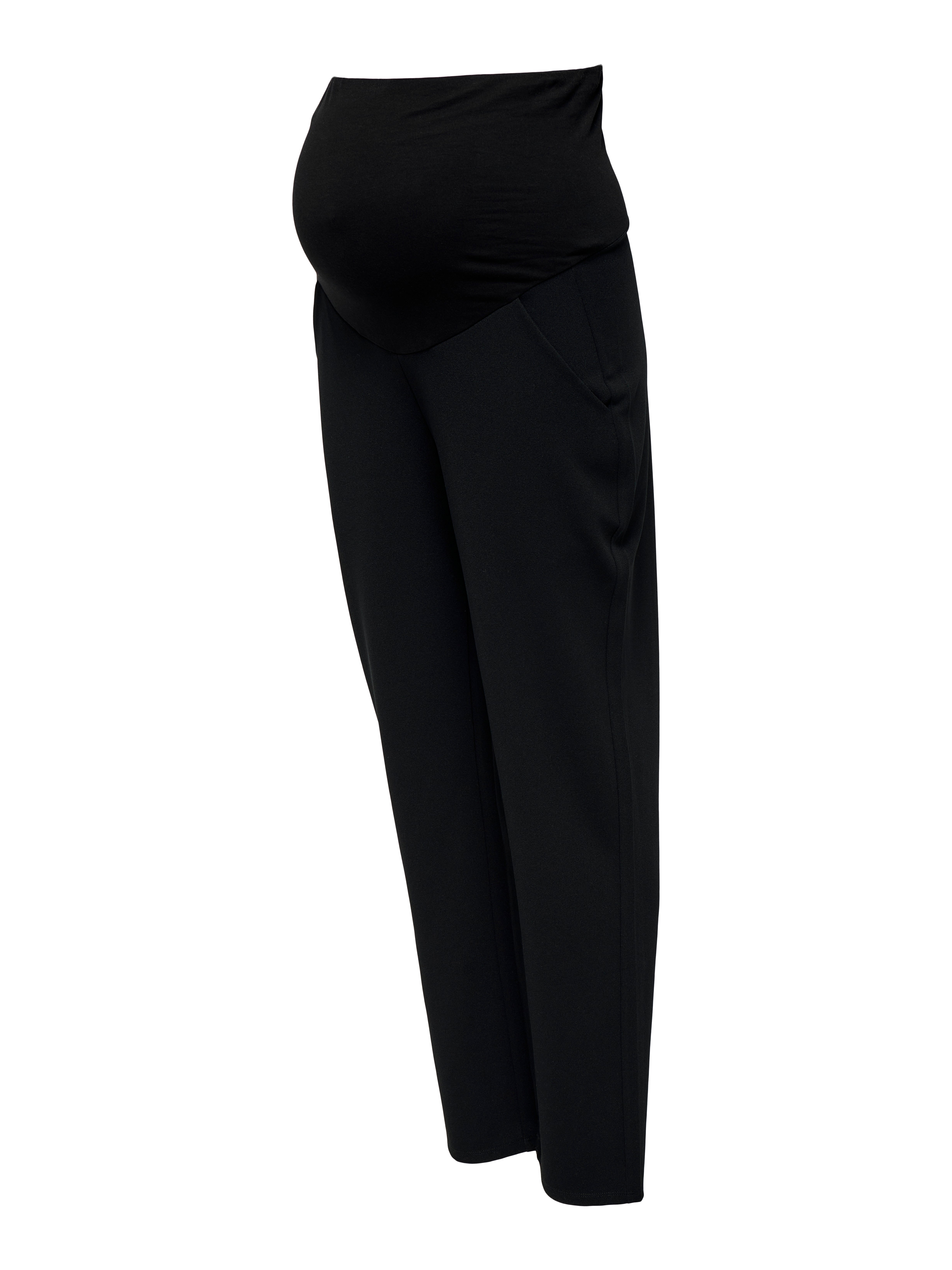 OLMSANIA Normal geschnitten Hose mit weitem Beinschnitt Black