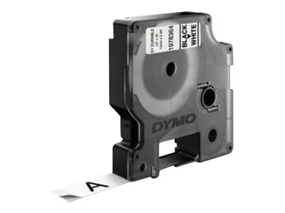 Labeltape DYMO® D1 Durable sort på hvid 12mm x 5,5m