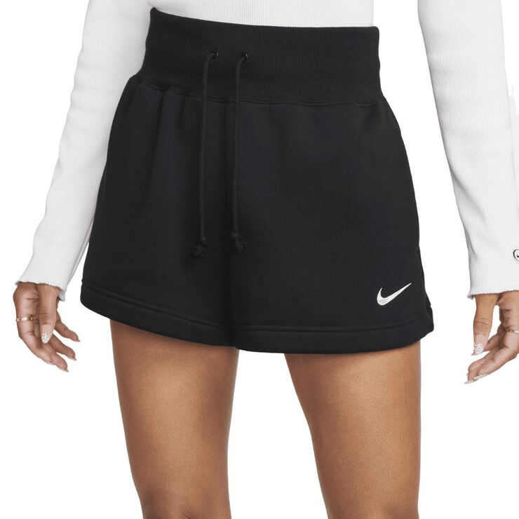 Nike sportswear phoenix fleece shorts Black/sail
