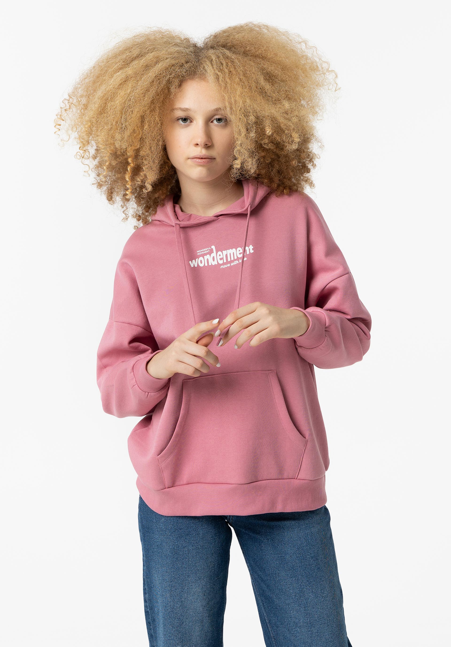 Hoodie com Texto nas Costas