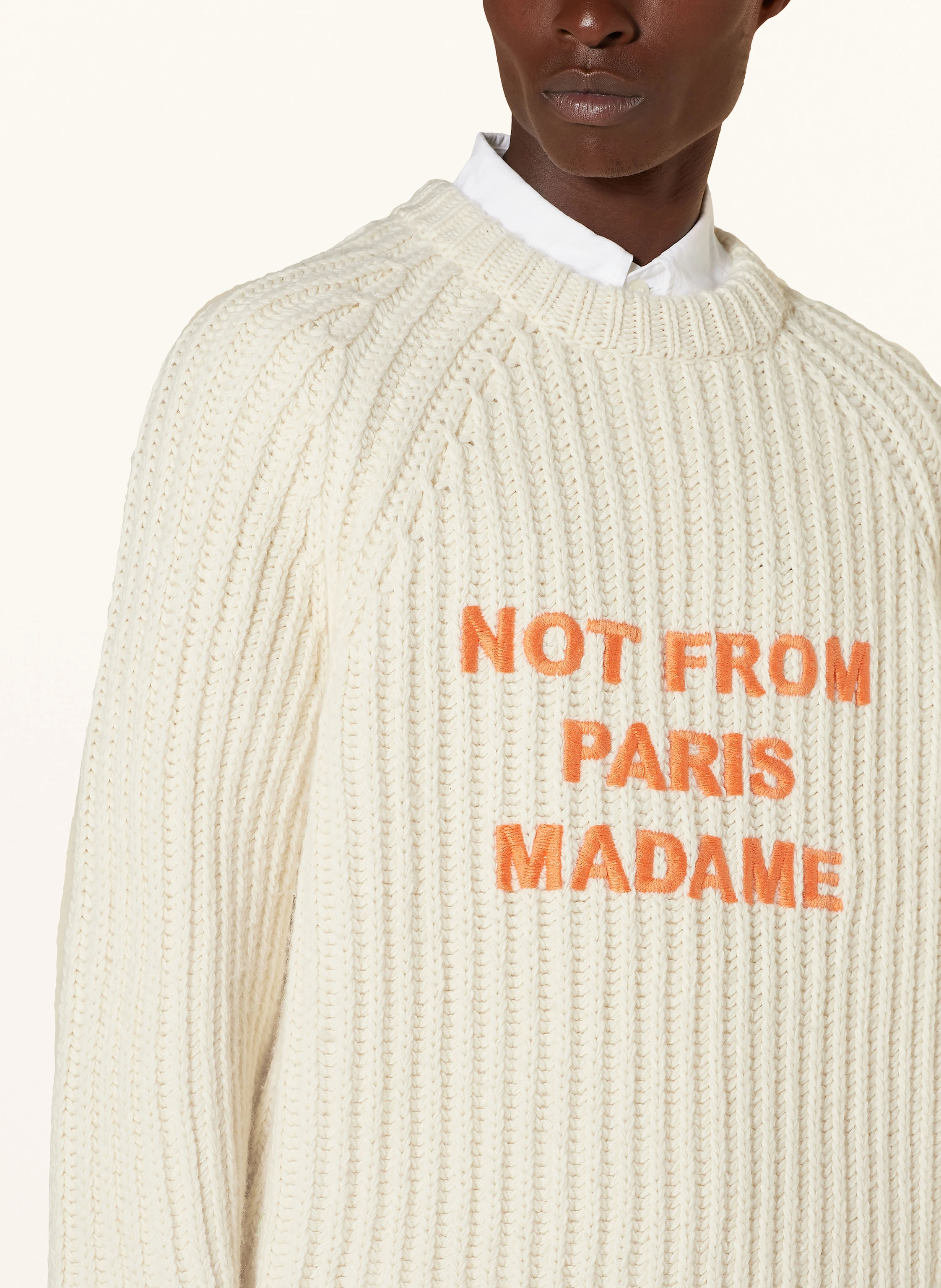 DRÔLE DE MONSIEUR Pullover aus Merinowolle