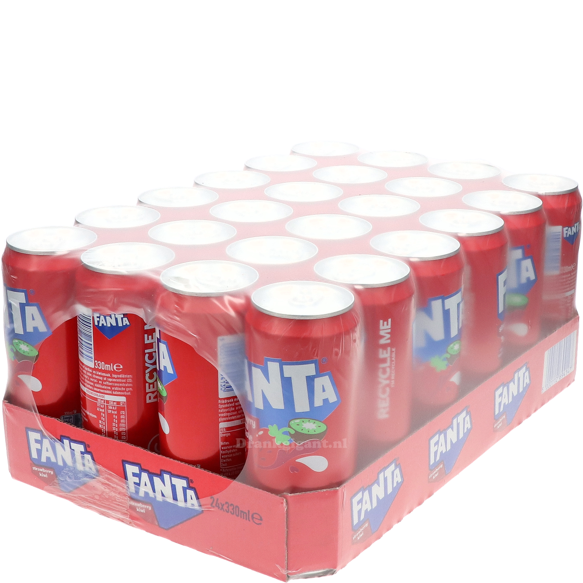 Fanta Strawberry & Kiwi 24x33cl (Tray) 792 cl