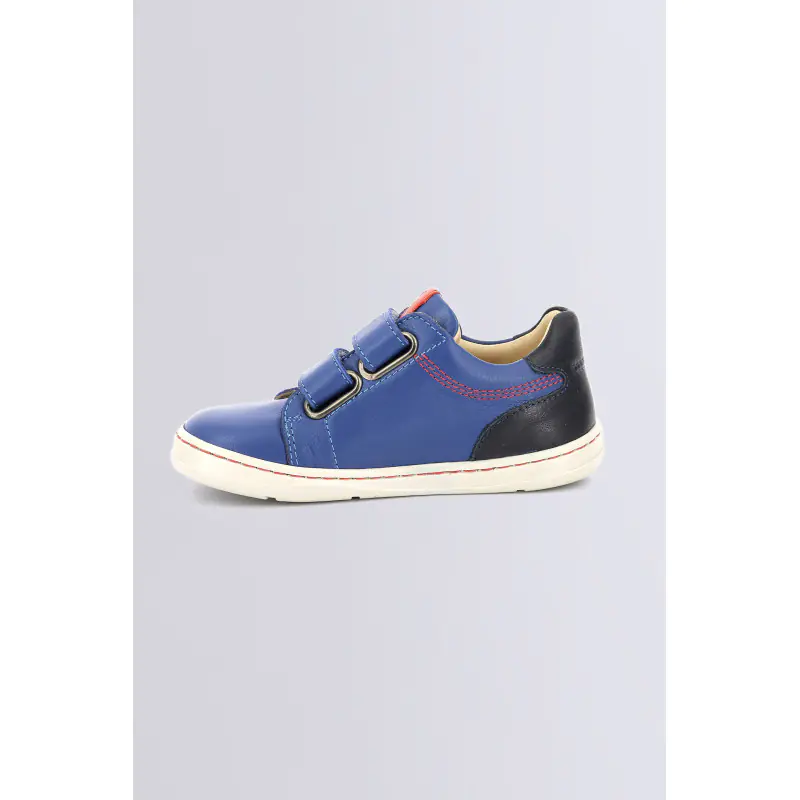 Kickboost Bleu fonce BASKETS BASSES Cuir Garçon