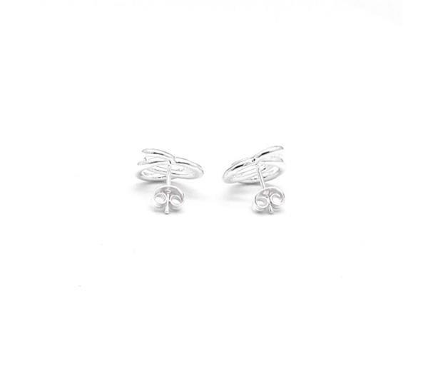 Unique And Co Sterling Rose Gold plate Stud Earrings