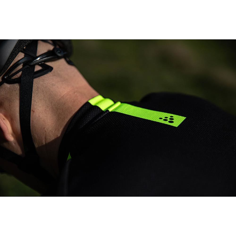 Craft LMTD Fietsshirt Lange Mouwen Zwart/Geel Heren