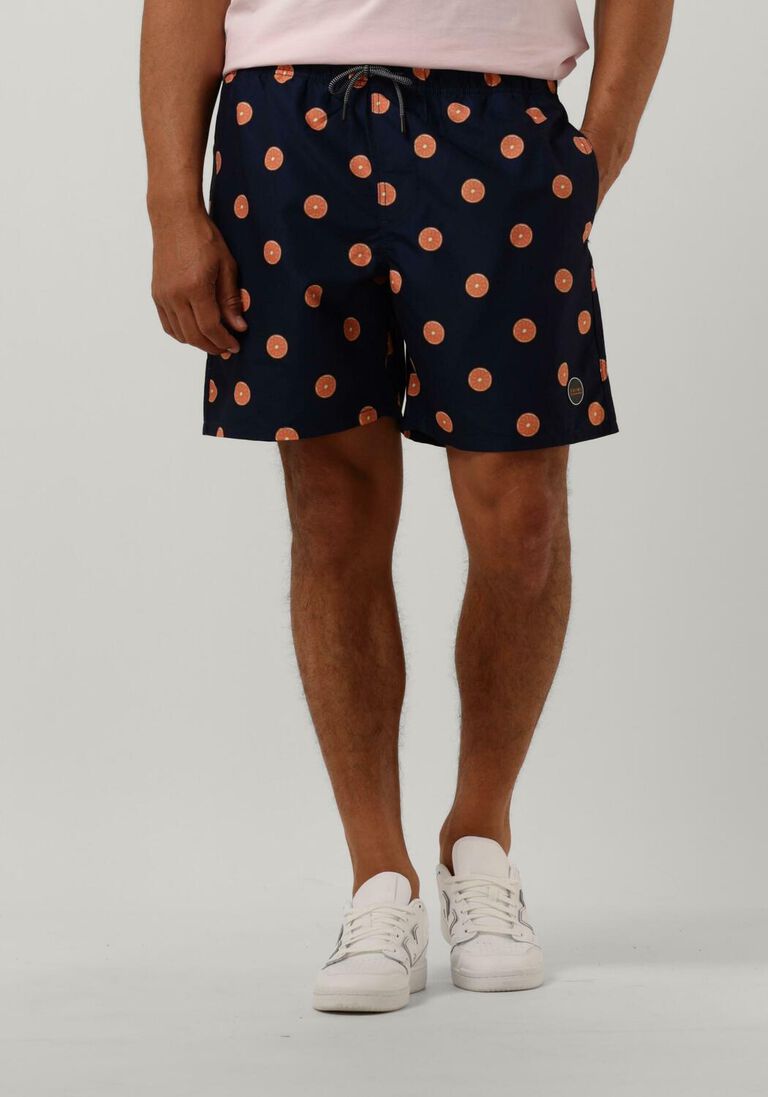 SHIWI donkerblauwe shiwi  men swimshort citrus