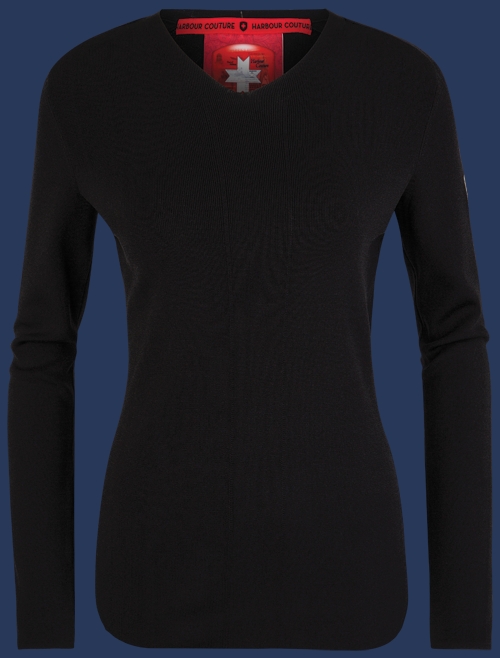 Damen Pullover 014 KoNitA, Schwarz