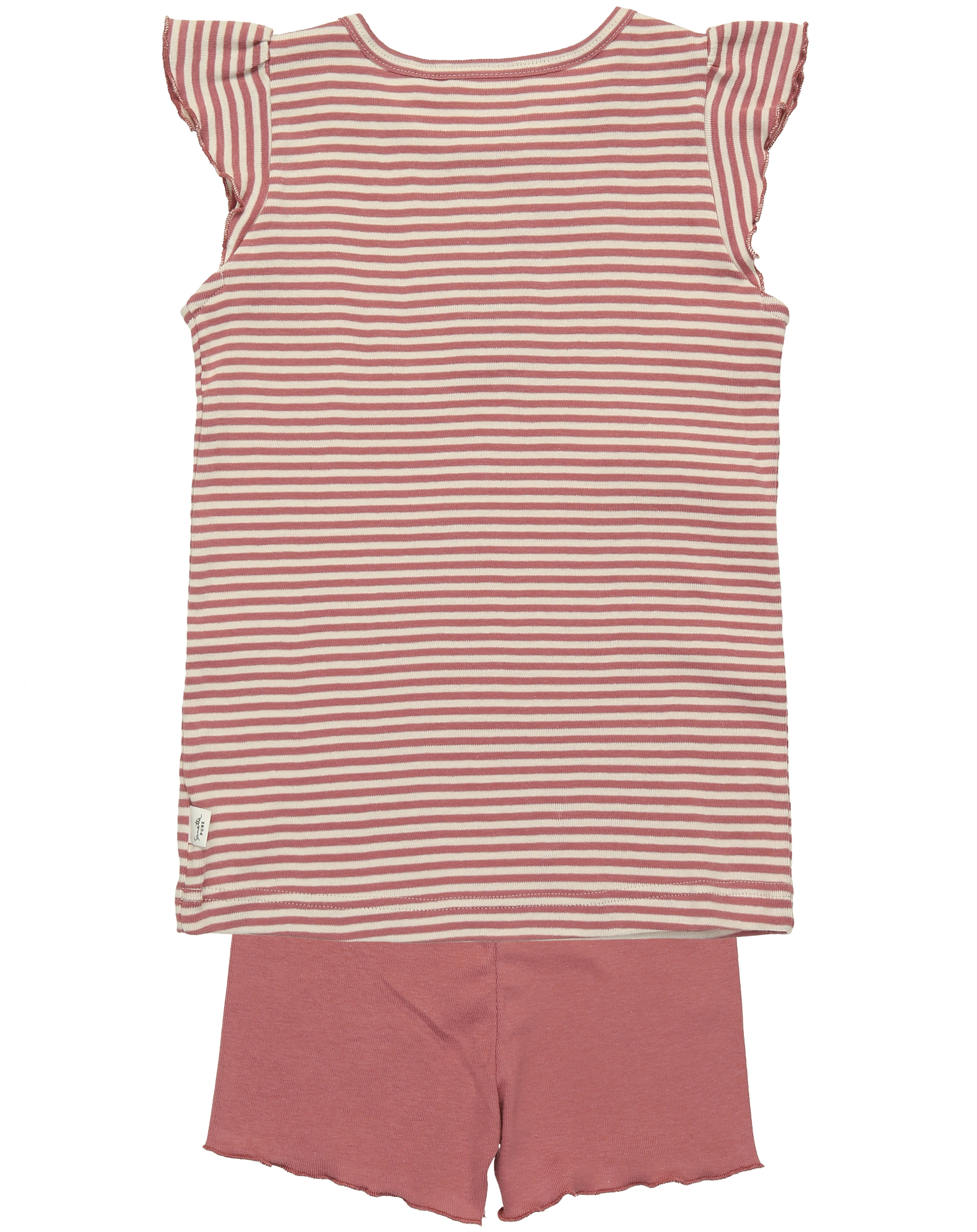 Schlafanzug SAN PURE GIRLS kurz in faded rouge
