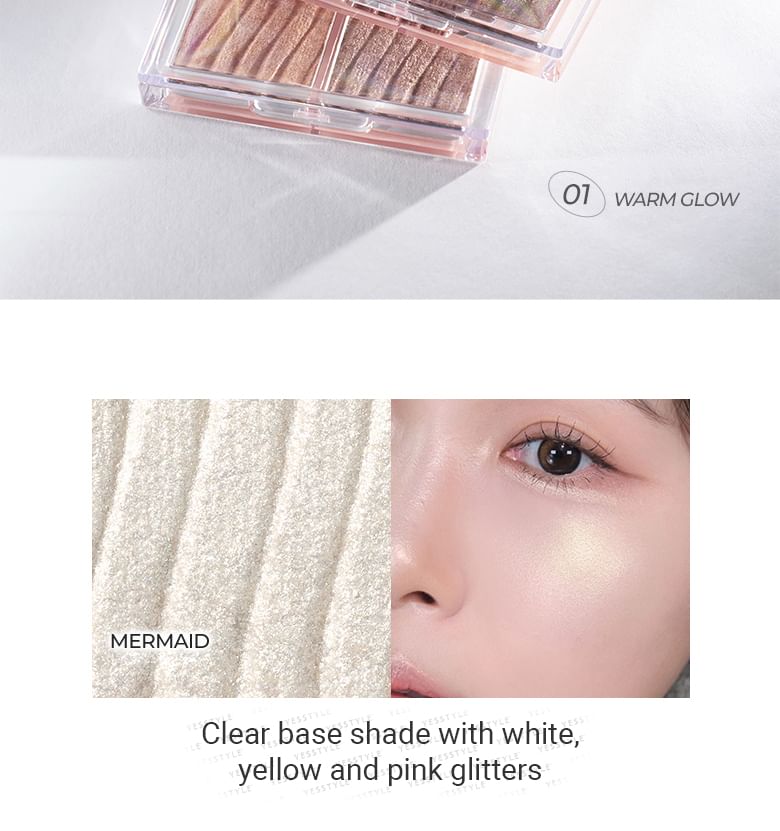 WAKEMAKE - Glow Contouring Highlighter Palette - 2 soorten