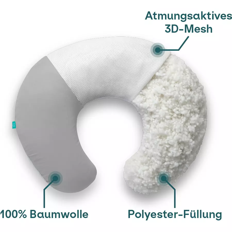 KOALA BABYCARE®Stillkissen Hug Baby - weiß