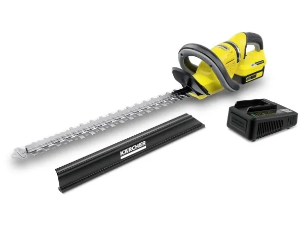 Kärcher HGE 18-50 - Hæktrimmer - ledningfri - 18 V - 2.5 Ah - 50 cm - tandmellemrum: 22 mm - 2.9 kg