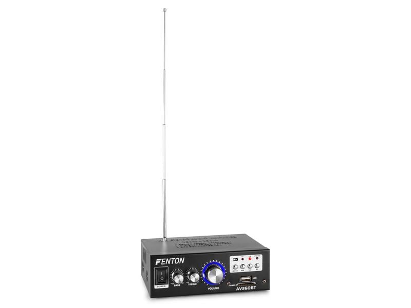 Fenton Stereo-Verstärker AV360BT Stereo-Verstärker 80 W RMS