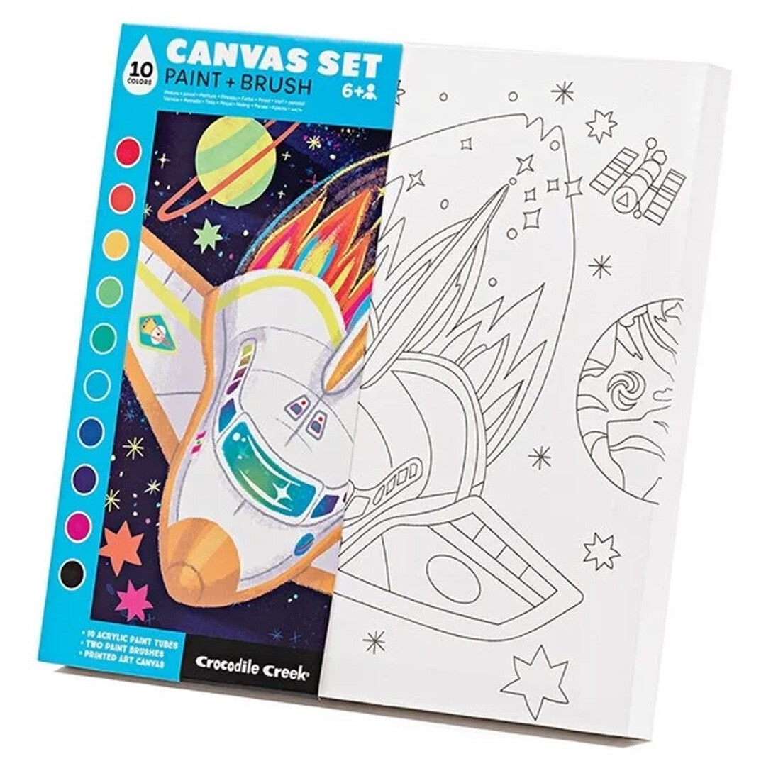 Crocodile creek schilderen op canvas ruimte