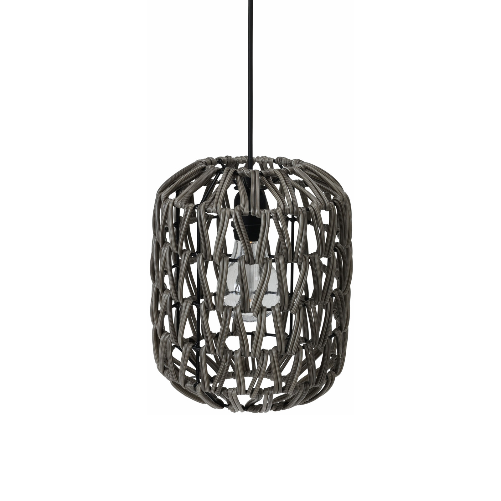 Hängelampe LED Rattan 17 cm