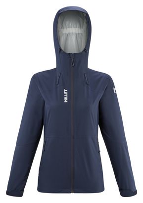 Veste Imperméable Femme Millet Fitz Roy Bleu