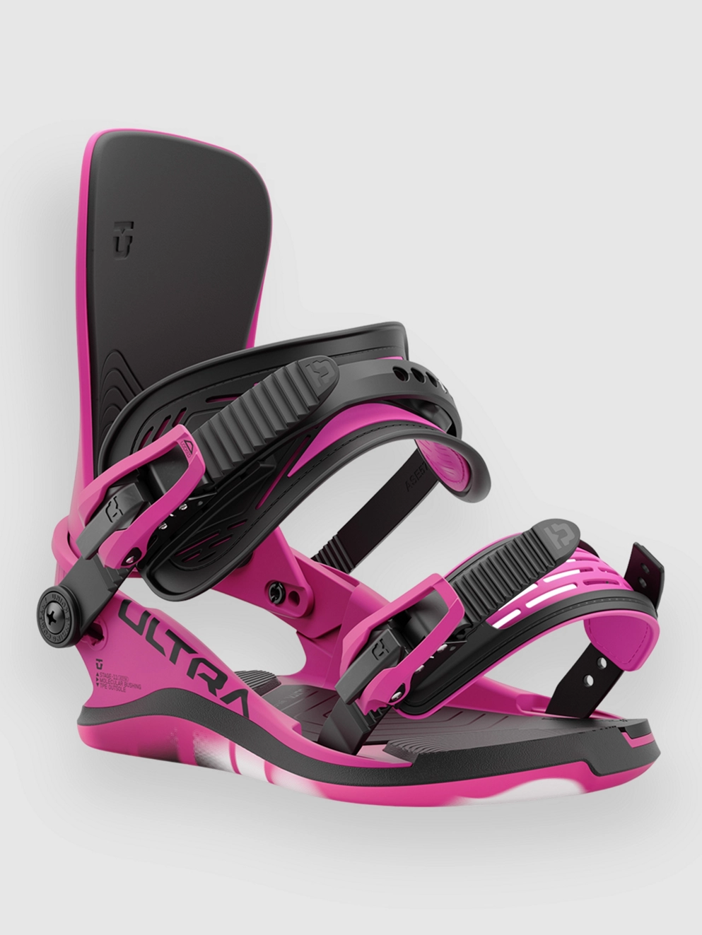 UNION Ultra Women 2025 Snowboard Bindings hot pink