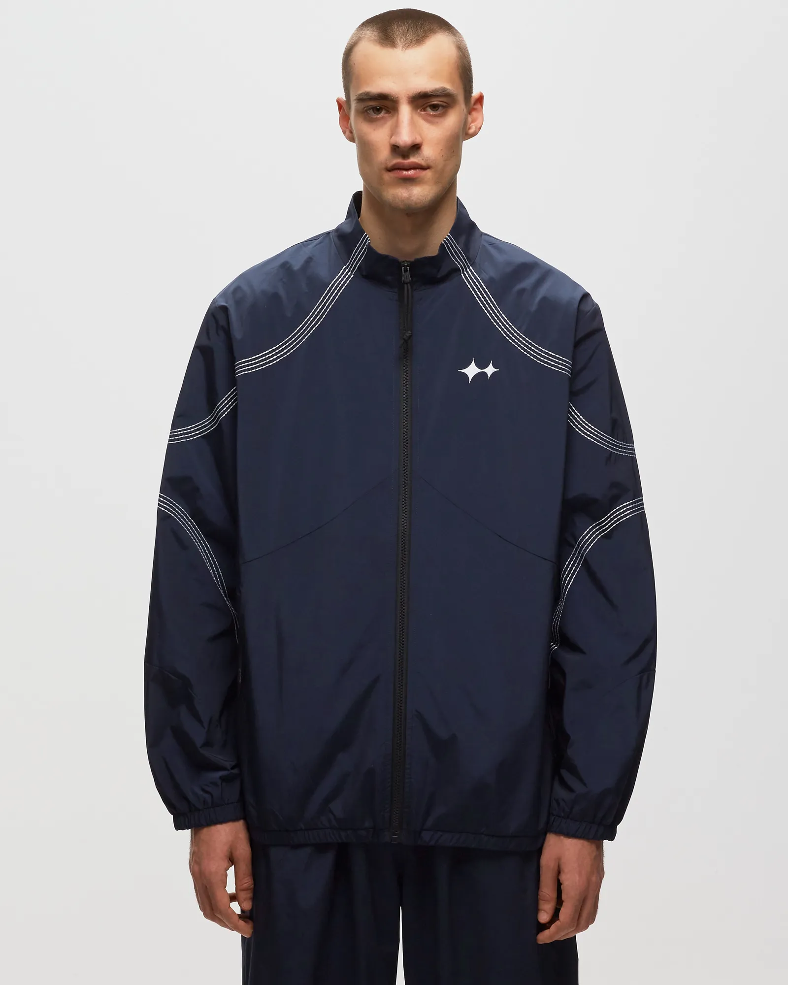 BSTN Brand Contrast Track Top
