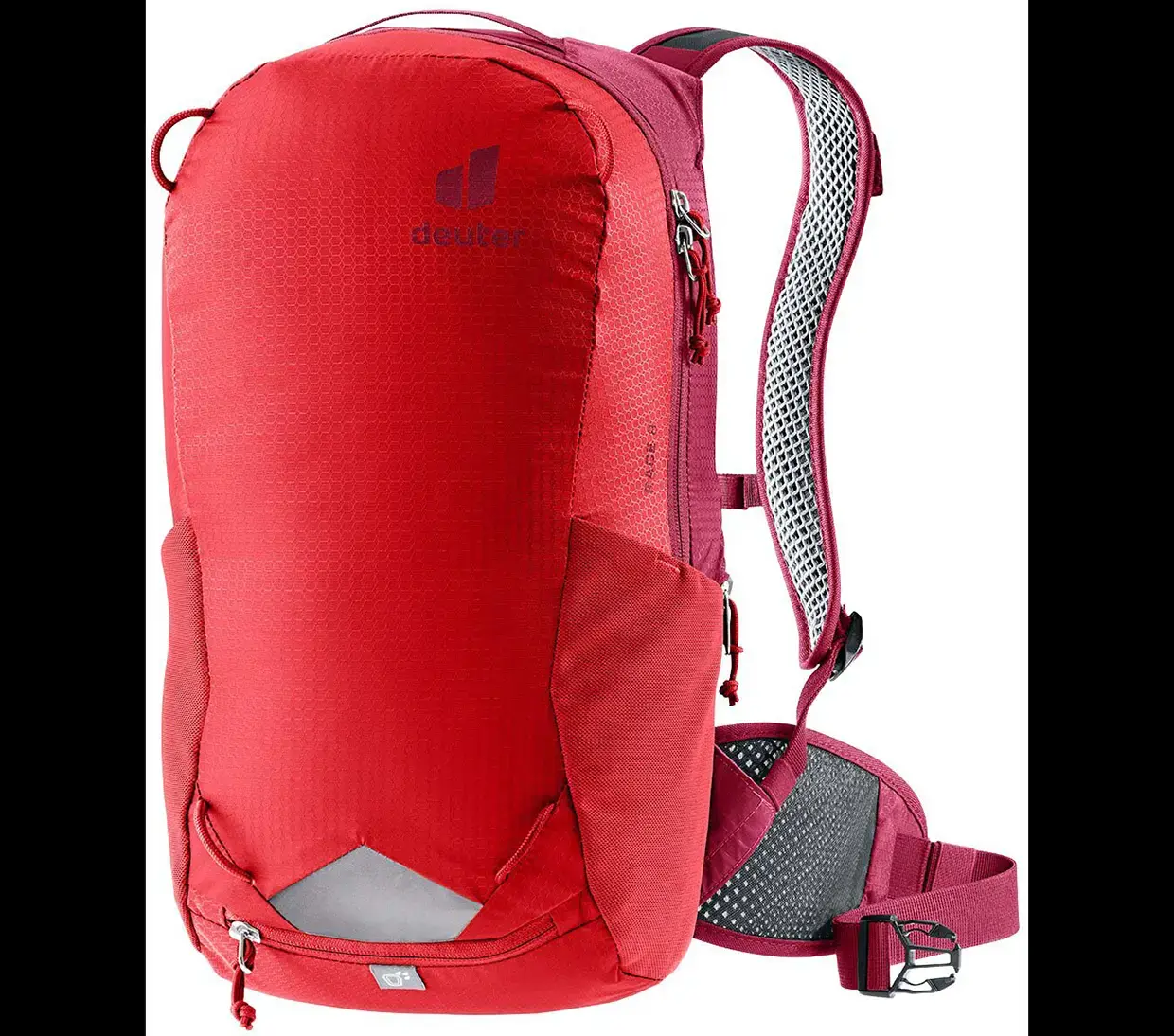 Deuter Race 8 Fietsrugzak Rood/Grijs