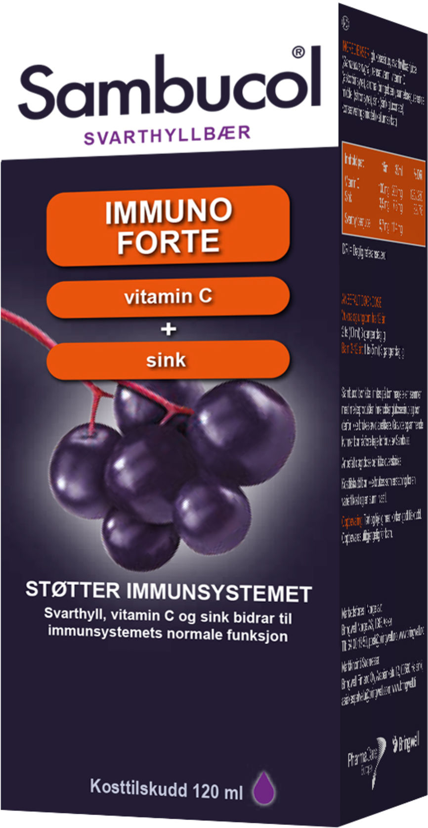 Sambucol immuno forte Mikstur 0,32 g/0,26 mg/6,7 mg
